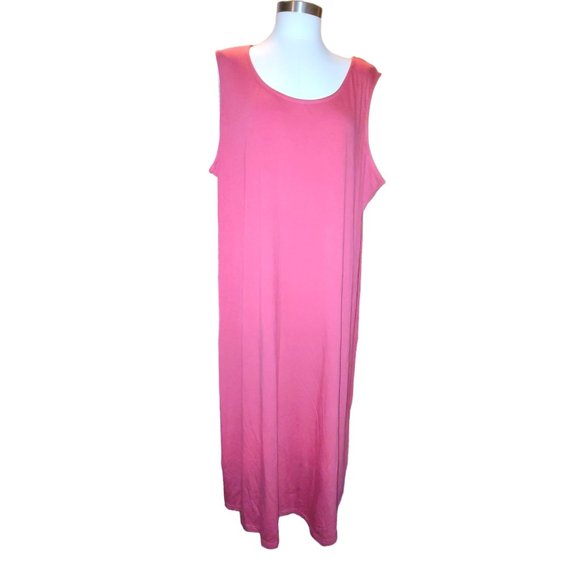 Pink Sweater Dress and Jacket Set Maxi Size 3X 26/28 Woman's JJ3287 - Picture 5 of 10